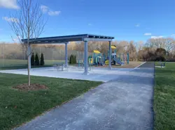 Conant Park shade structure and playground