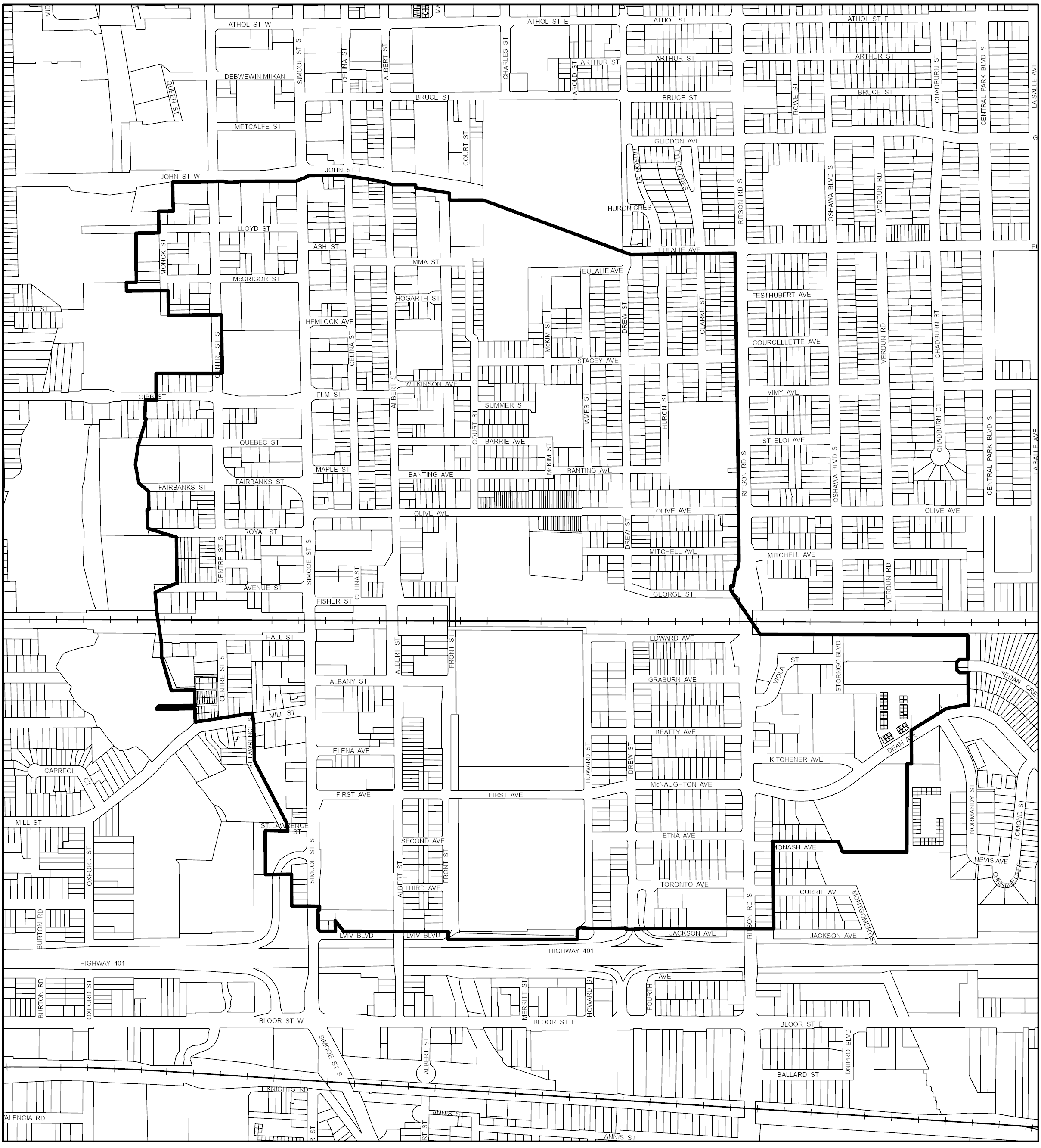 P.M.T.S.A. Study Area Map