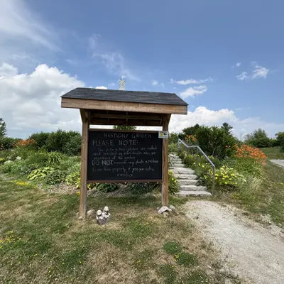Community garden sign