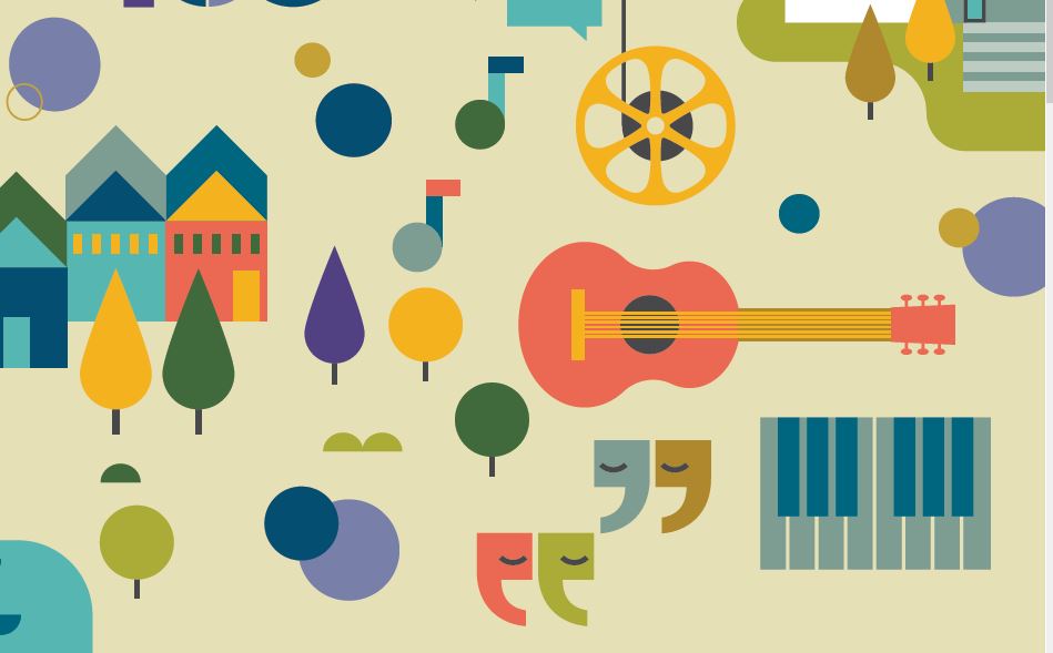 Abstract of various types of culture