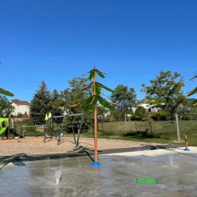 Splash pad at Pinecrest Park